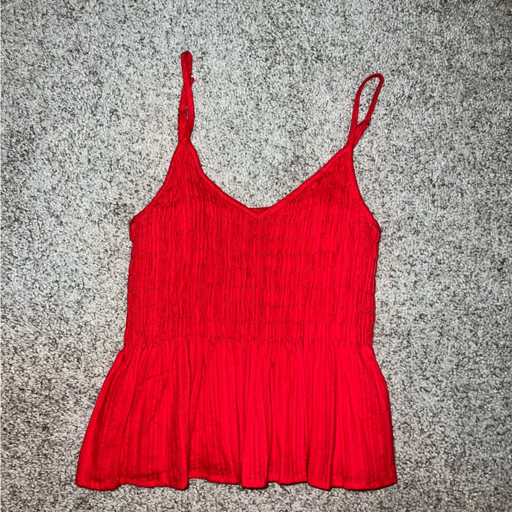 Red women’s tank top